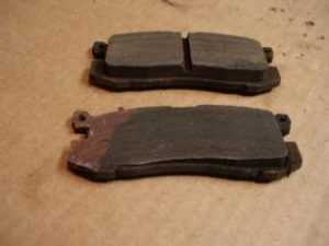 worn brake pads